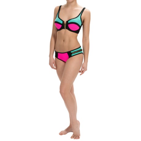 Body Blast 3 Angle Neoprene Bikini Set For Women