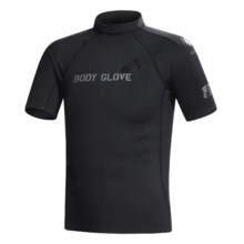 Body Glove 540 Rash Guard - Short Sleeve (For Men) in Black - Closeouts