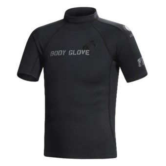 Body Glove 540 Rash Guard - Short Sleeve (For Men) in Black