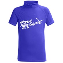 Body Glove Basic Rashguard - Short Sleeve (For Toddler, Kids and Youth) in Royal - Closeouts