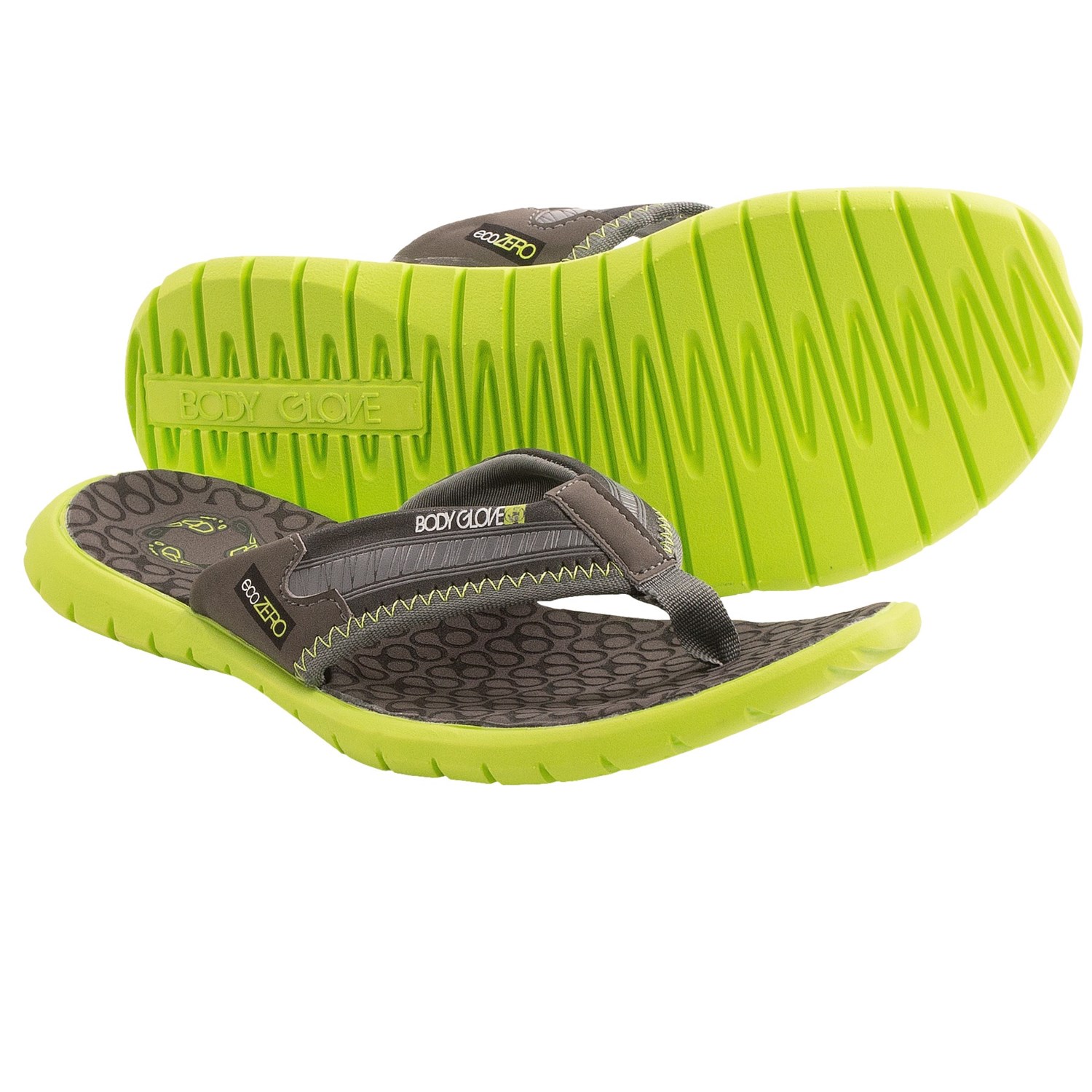 Body Glove Eco Zero Sandals - Flip-Flops (For Men) in LimeGrey