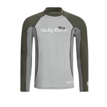 Body Glove Insotherm 0.5mm Surf Shirt - Long Sleeve (For Men) in Combat Green/Silver - Closeouts
