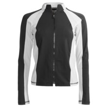 Body Up Endurance Jacket (For Women) in Black/White - Closeouts
