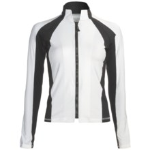 Body Up Endurance Jacket (For Women) in White/Black - Closeouts