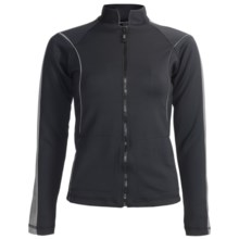 Body Up First Class Jacket (For Women) in Black/Silver - Closeouts