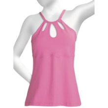 Body Up Keyhole Tank Top (For Women) in Pink - Closeouts