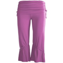 Body Up Yoga Strings Capris (For Women) in Pink - Closeouts