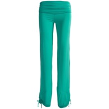 Body Up Yoga Strings Pants (For Women) in Green - Closeouts