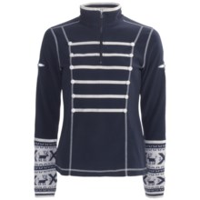 Bogner Aleen Pullover - Fleece, Zip Neck (For Women) in Navy - Closeouts