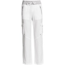 Bogner Berta Gabardine Drawstring Golf Pants  (For Women) in White - Closeouts