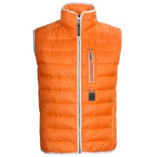 Bogner Carano Down Vest - 580 Fill Power (For Men) in Tangerine - Closeouts