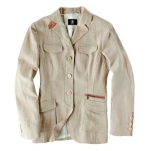 Bogner Cleo Blazer - Cotton-Linen Twill (For Women) in Taupe - Closeouts