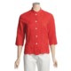 Bogner Embroidered Linen Elly-I Shirt - 3/4 Sleeve (For Women)