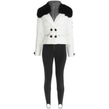 Bogner Emma Ski Suit - 2-Piece, Down, Soft Shell (For Women) in 001 White/Black - Closeouts