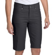 Bogner Fini-G Techno-Stretch Gabardine Golf Shorts (For Women) in Black - Closeouts