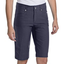 Bogner Fini-G Techno-Stretch Gabardine Golf Shorts (For Women) in Navy - Closeouts