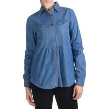 Bogner Geli-G Chambray Shirt - Long Sleeve (For Women) in Blue Denim - Closeouts