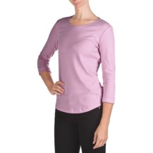 Bogner Greta-1 Cotton T-Shirt - 3/4 Sleeve (For Women) in Light Pink - Closeouts