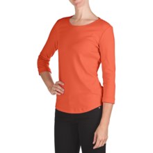 Bogner Greta-1 Cotton T-Shirt - 3/4 Sleeve (For Women) in Orange - Closeouts