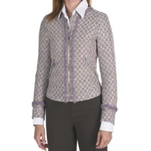 Bogner Helen Woven Blend Jacket (For Women) in Beige/Multi - Closeouts