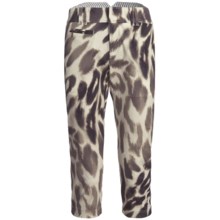Bogner Joss-G Stretch Gabardine Golf Capris (For Women) in Leopard Print - Closeouts