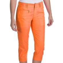 Bogner Joss-G Techno-Stretch Gabardine Golf Capris (For Women) in Orange - Closeouts