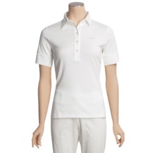 Bogner Leonide Cotton Polo Shirt - Short Sleeve (For Women) in White - Closeouts