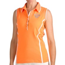 Bogner Marga Golf Polo Shirt - Sleeveless (For Women) in Orange - Closeouts