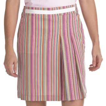 Bogner Marina Cotton Rich Golf Skort (For Women) in Candy Stripe