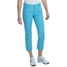 Bogner Merle-G Golf Capris - Stretch Cotton (For Women) in Turquoise - Closeouts