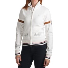 Bogner Niccola Golf Jacket - Velour, Full Zip (For Women) in Off White - Closeouts