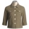 Bogner Rosara Cotton Jacket (For Women) in Olive Pinstripe