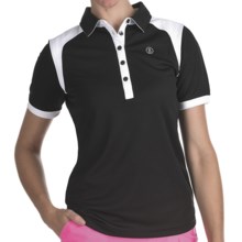 Bogner Vivica Golf Polo Shirt - Short Sleeve (For Women) in Black - Closeouts