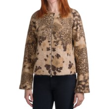 Bogner Xina Leopard Print Cardigan Sweater - Wool-Mohair (For Women) in Leopard Print - Closeouts