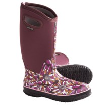 Bogs Footwear Classic High Mumsie Rain Boots - Rubber (For Women) in Burgundy - Closeouts