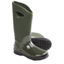 Bogs Footwear Classic High Solid Rain Boots - Waterproof (For Women) in Green - Closeouts