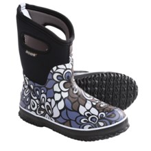 Bogs Footwear Classic Mid Vintage Rain Boots - Waterproof (For Women) in Black - Closeouts