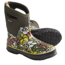 Bogs Footwear Classic Mid Vintage Rain Boots - Waterproof (For Women) in Olive - Closeouts