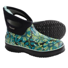 Bogs Footwear Classic Short Mumsie Rain Boots - Waterproof (For Women) in Black - Closeouts