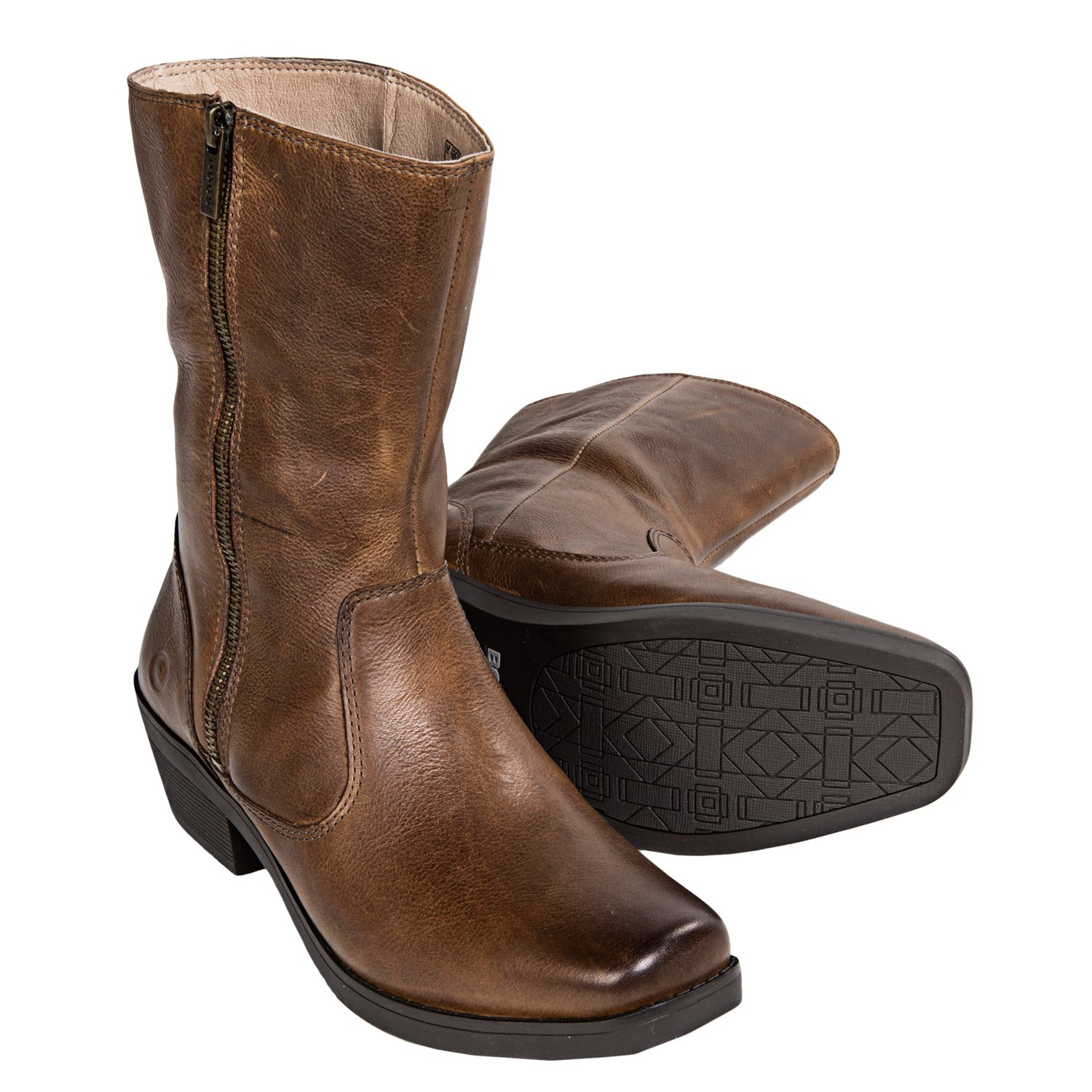 leather bogs boots