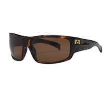 Bolle Barracuda Sunglasses - Polarized in Dark Tortoise/A-14 Amber - Closeouts