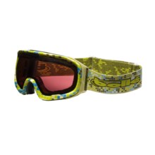 Bolle Fathom Snowsport Goggles in Lime Digital W/Vermillion Gun - Closeouts