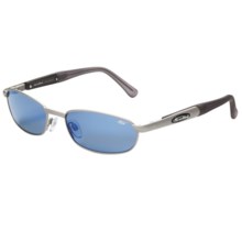 Bolle Mercuria Sunglasses - Polarized in Matte Silver/Cobaltz - Closeouts