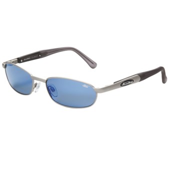 Bolle Mercuria Sunglasses - Polarized in Matte Silver/Cobaltz