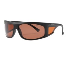 Bolle Spinner Sunglasses - Polarized in Satin Black/Sandstone - Closeouts