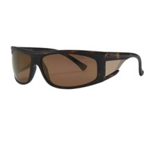 Bolle Spinner Sunglasses - Polarized, Marine Mirror Lenses in Satin Dark Tortoise/Inland Gold - Closeouts