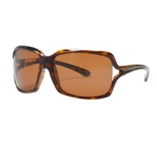 Bolle Valencia Sunglasses - Polarized (For Women) in Dark Tortoise/A-14 Amber - Closeouts