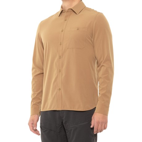 Merrell Boone Button-Down Shirt - Long Sleeve (For Men) - COYOTE (S )