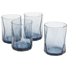 Bormioli Rocco Nettuno Blue Rocks Glasses - Set of 4 in See Photo - Closeouts