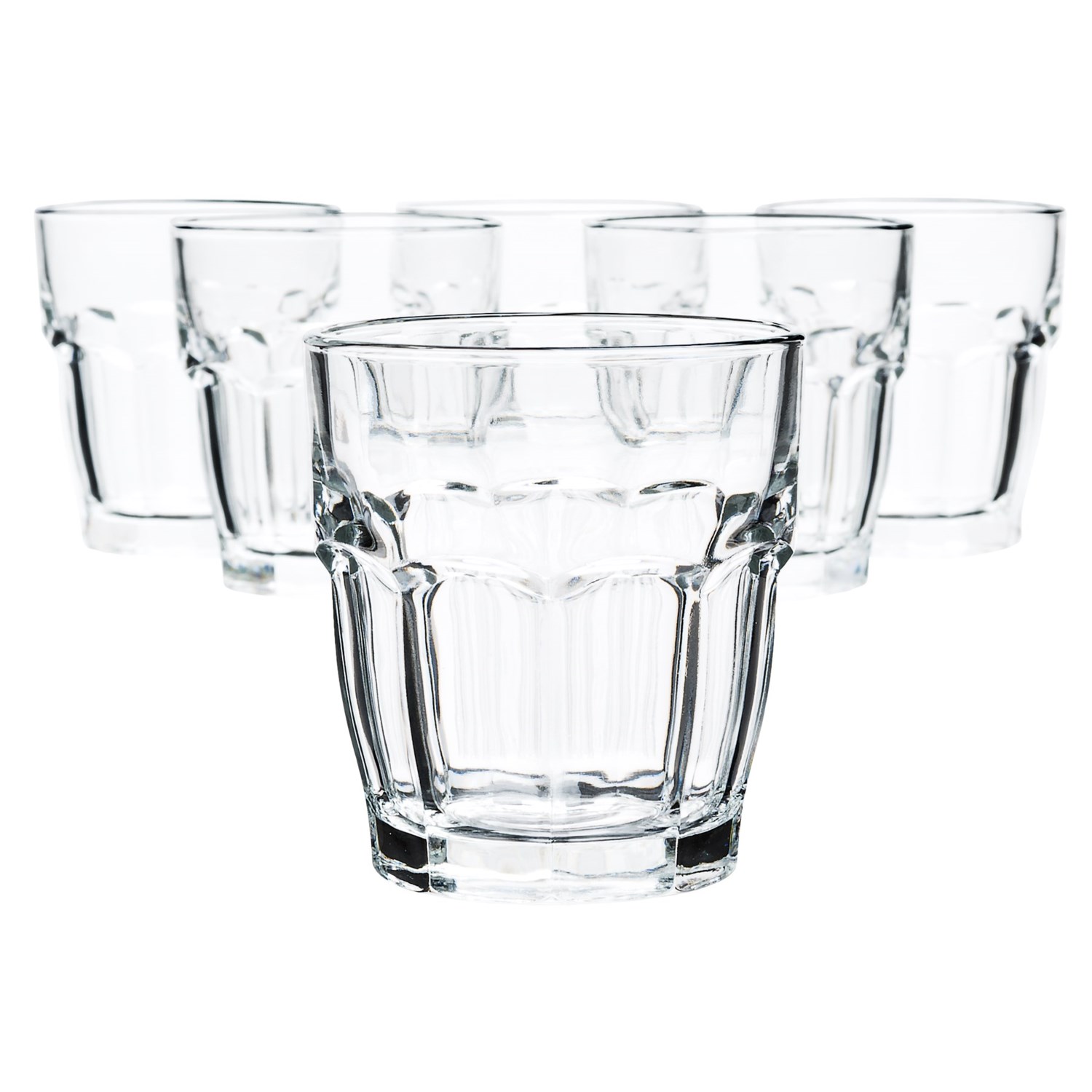 Bormioli Rocco Rock Bar Glass Tumblers 6.75 fl.oz., Set of 6 Save 66